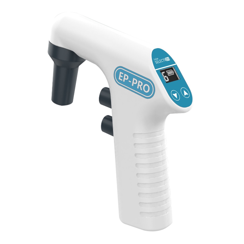 Propipeta/ Pipeteador automatico EP-100Pro 0,1 - 100ml. Incluye cargador de bateria y filtro de 0.45µm.
