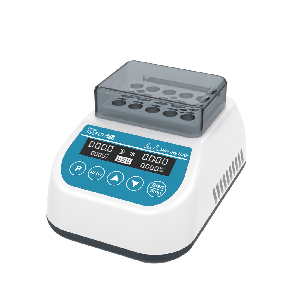 Baño de bloque Seco Mini MDB100, incluye bloque para 15 tubos de 1,5ml, hasta 100°C