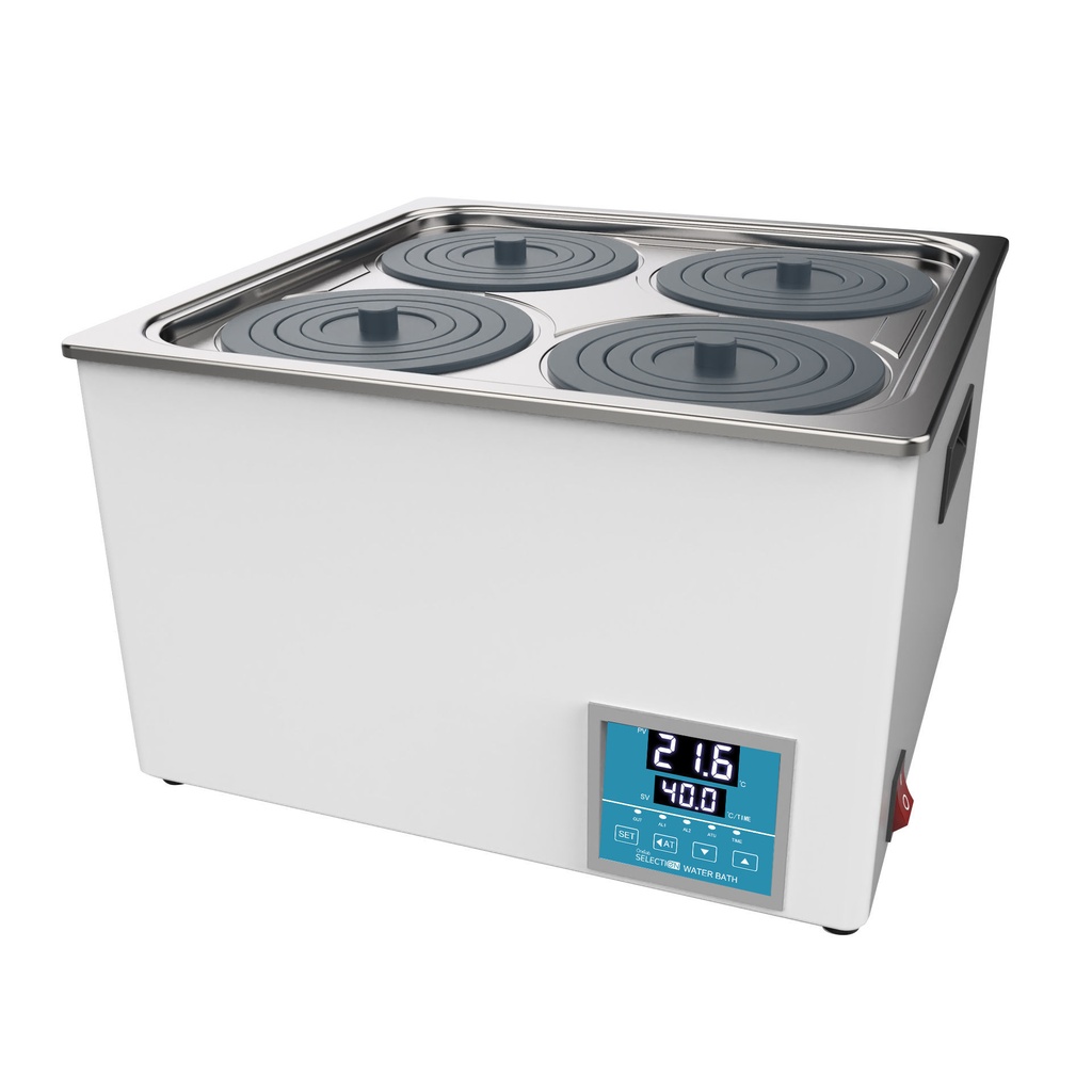 Baño termostatico digital x 12 lts. / 4 bocas, hasta 99,9°C WB100-4