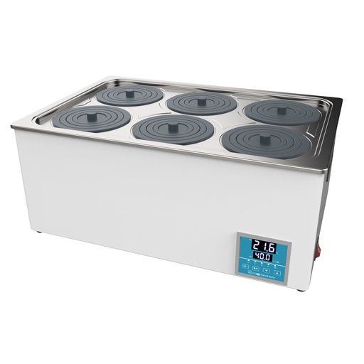 [20303] Baño termostatico digital x 18 lts. / 6 bocas, hasta 99,9°C WB100-6